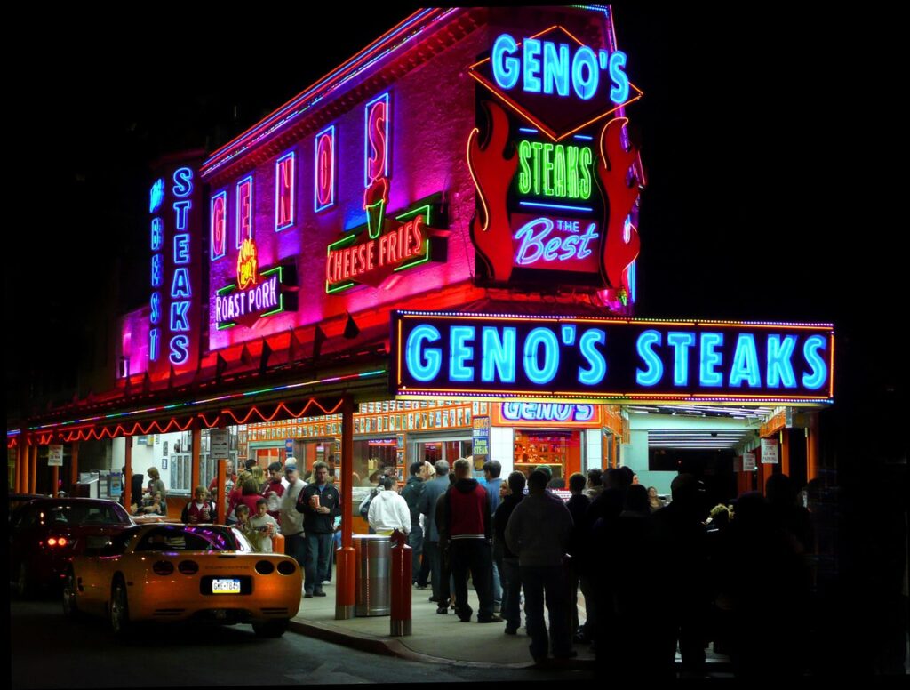 Geno's Steaks (ยฉStephen Levin)