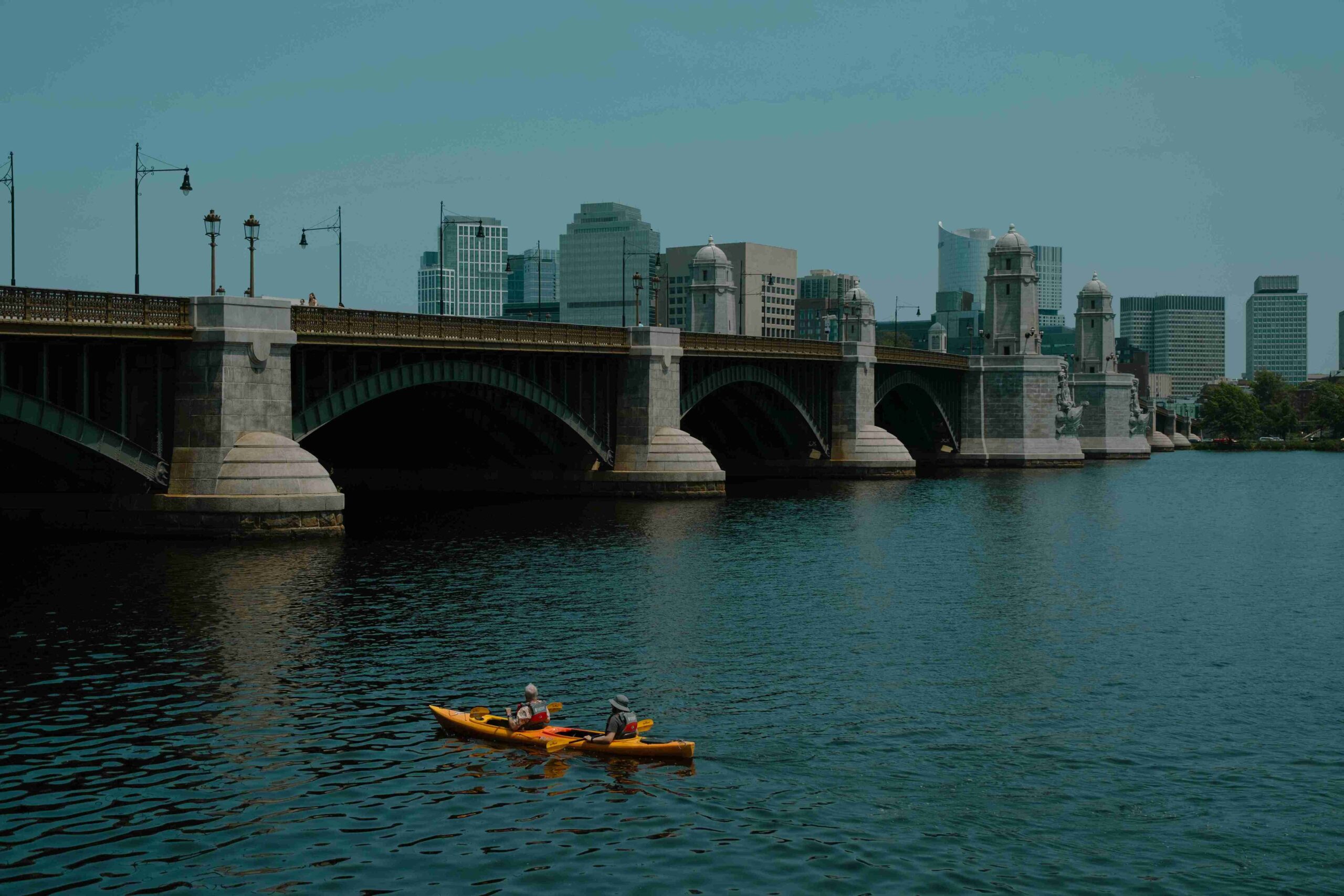 Kayaking the Charles River (©Nellie Adamyan)