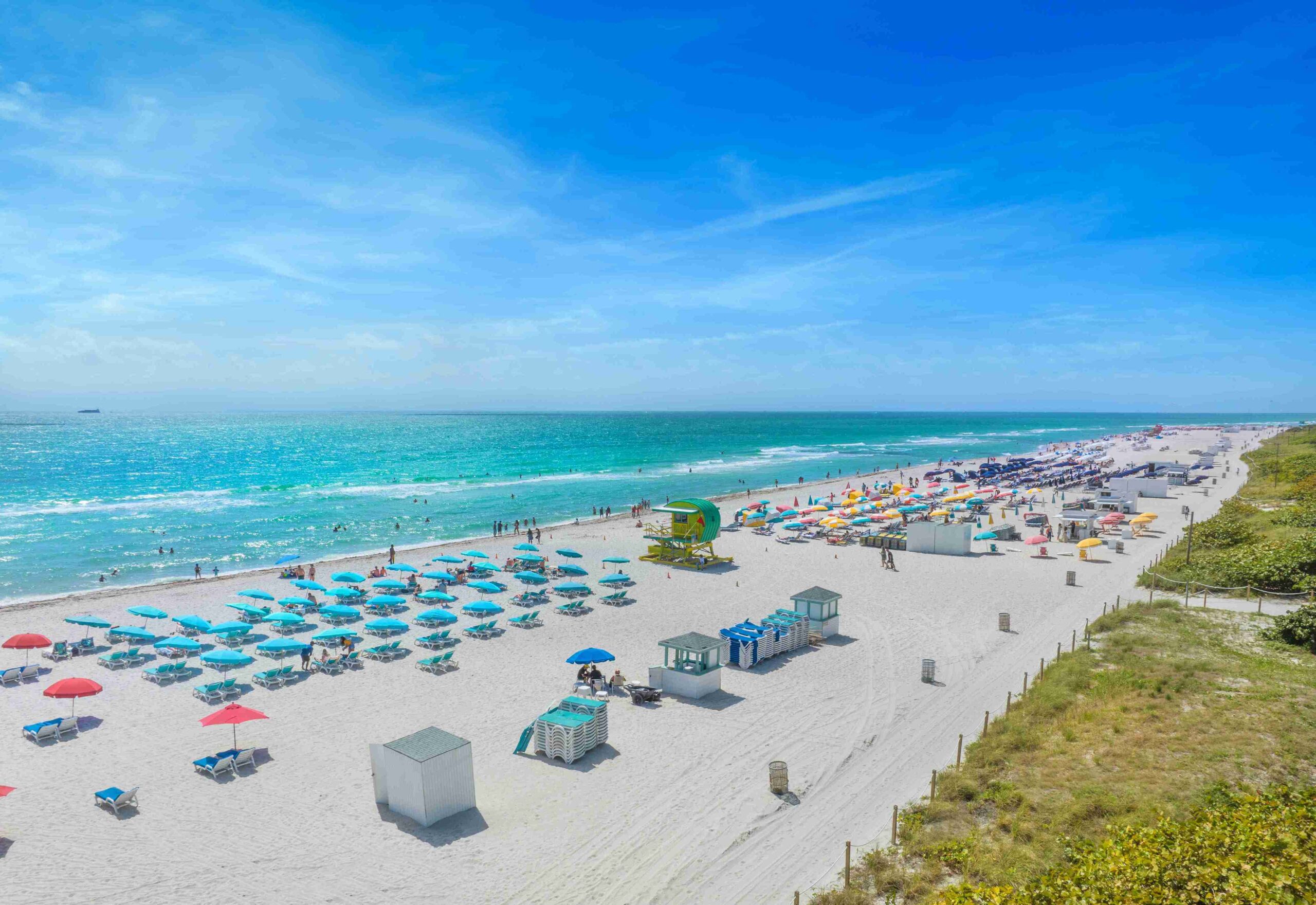 Aerial with Beds & Rentals - Mid Beach (Courtesy GMCVB)