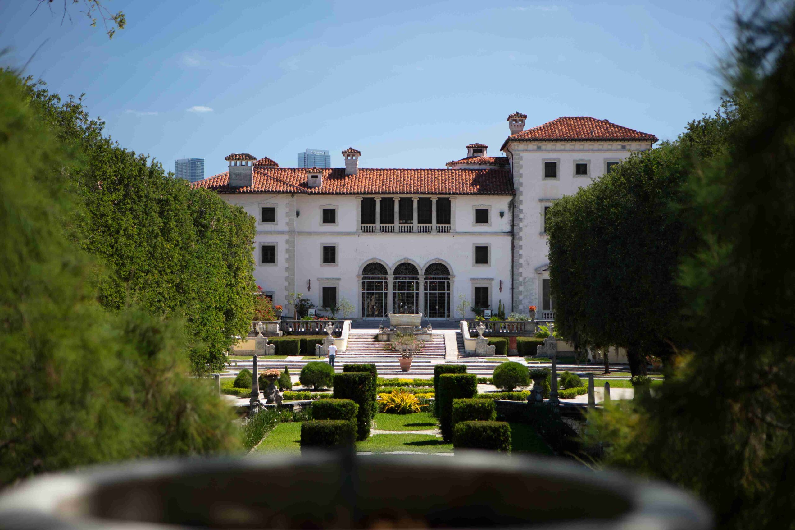 House from Garden - Vizcaya Museum & Gardens - Coconut Grove (Courtesy GMCVB)
