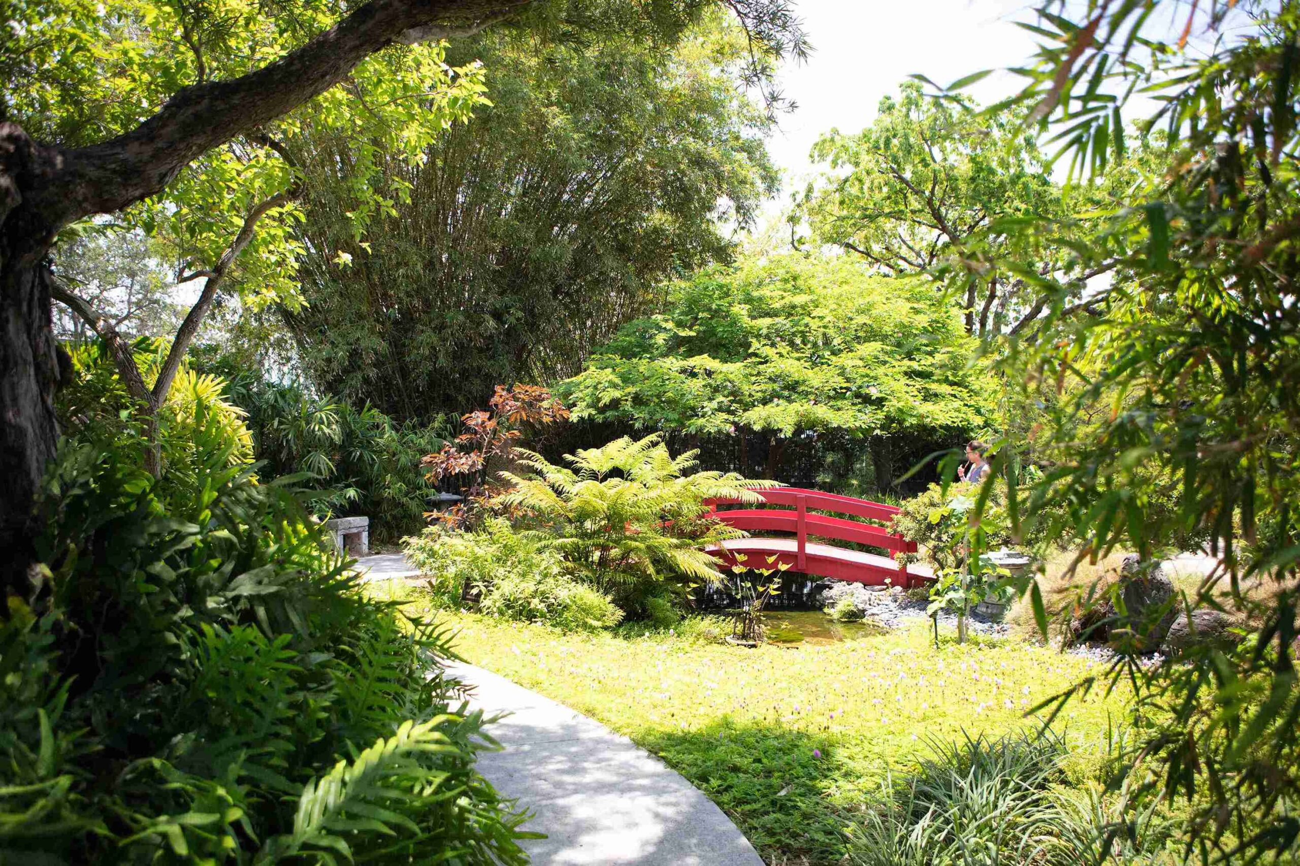 Path with Bridge - Miami Beach Botanical Garden - South Beach (Courtesy GMCVB)