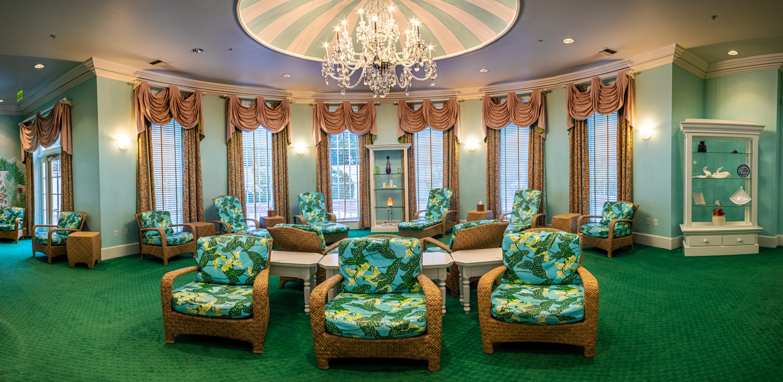 Lounge Space at the Spa at The Greenbrier |