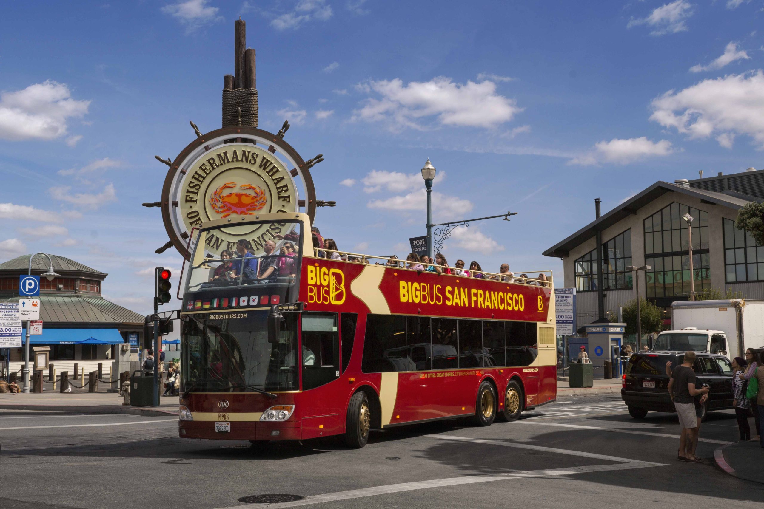 Big Bus Tours in Fisherman's Wharf San Francisco |