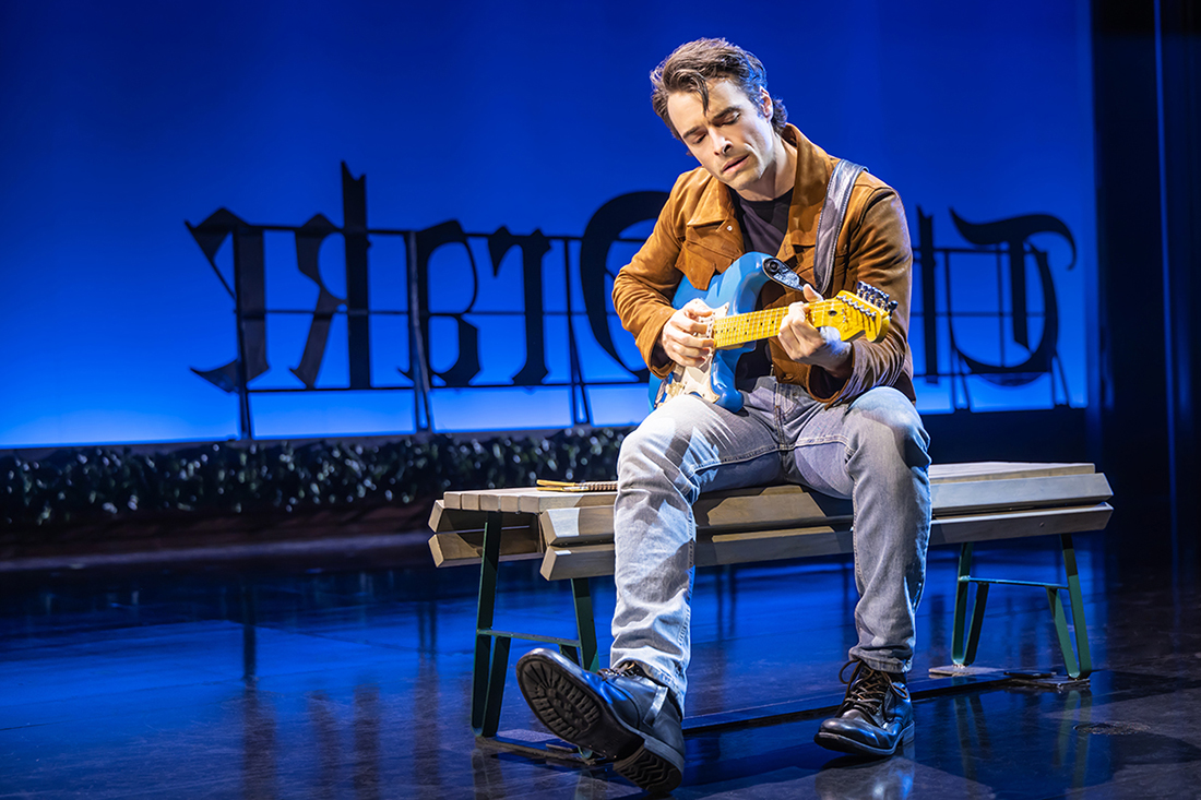 Corey Cott in The Heart of Rock and Roll (©Matthew Murphy)