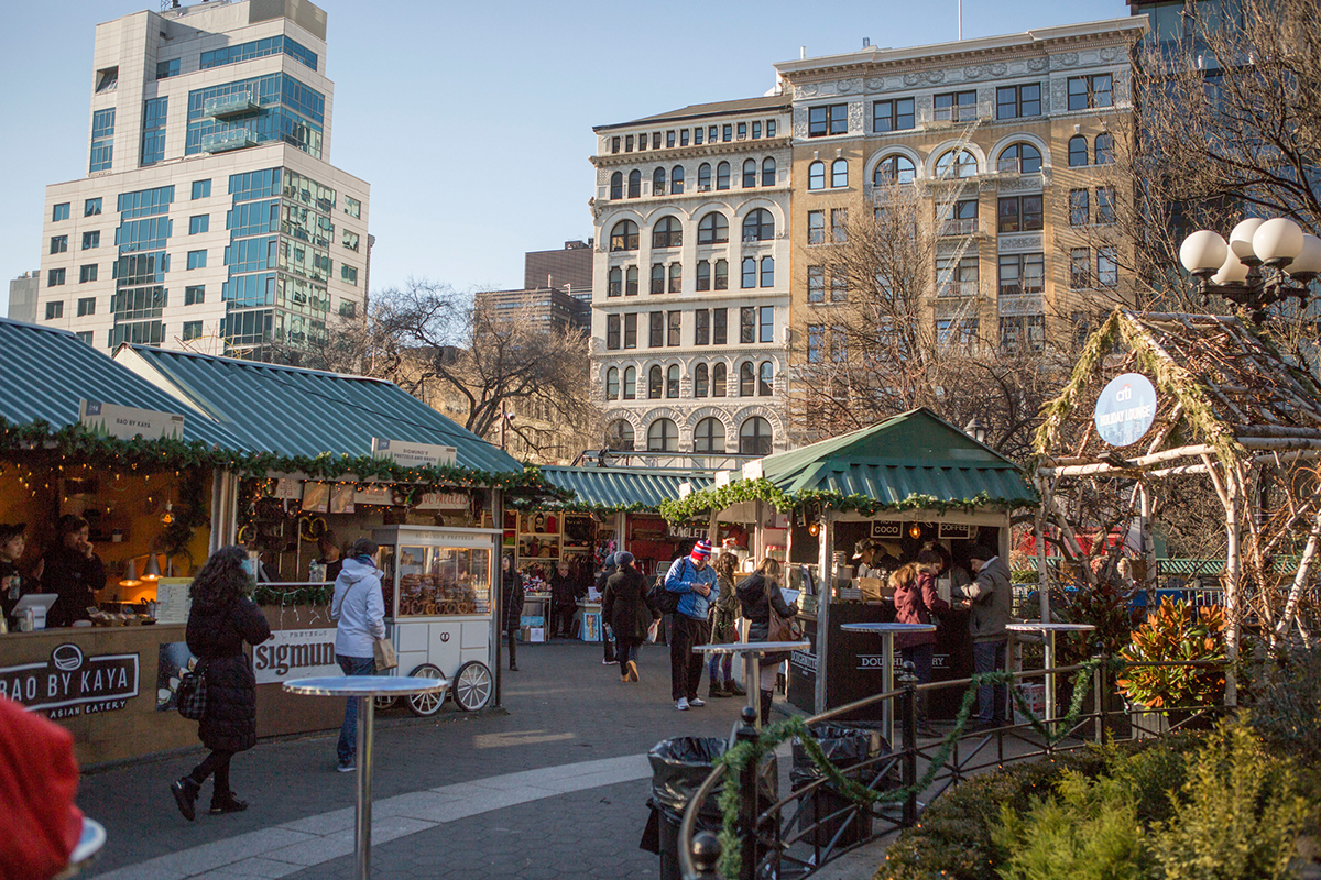 Union Square Holiday Market (©Molly Flores / NYC Tourism + Conventions)