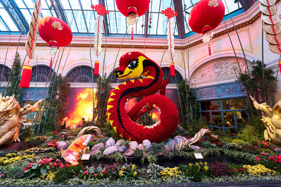 Bellagio Conservatory Lunar New Year Display (Courtesy MGM Resorts International)