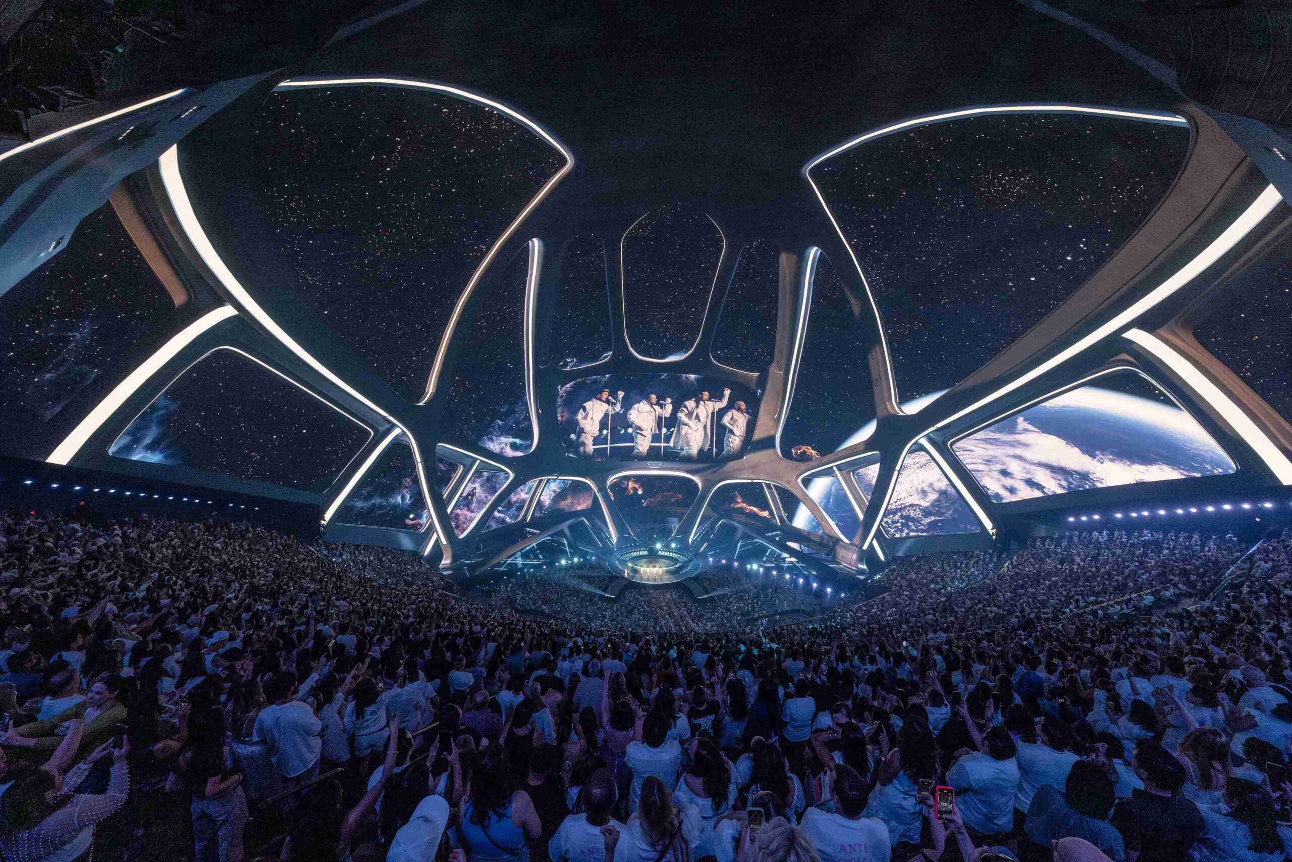 Backstreet Boys "Into the Millennium" at Sphere (©Justin Segura)