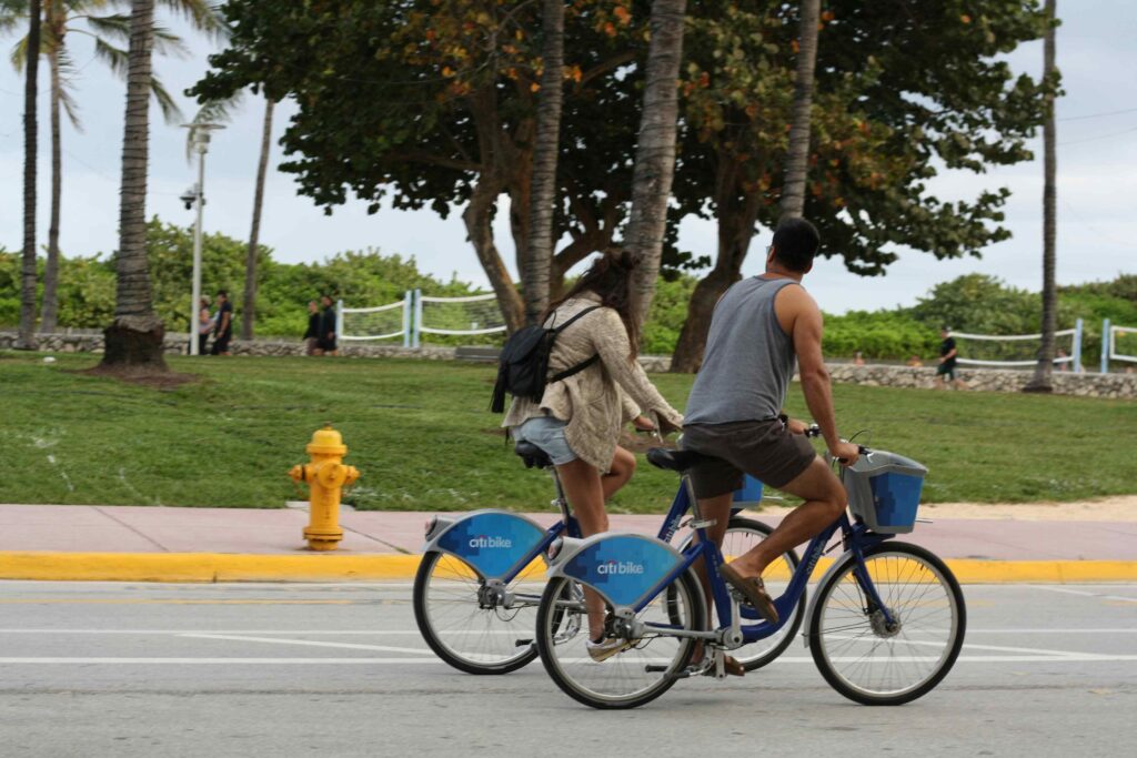 Citibikes in Miami (©Amy Syiek)