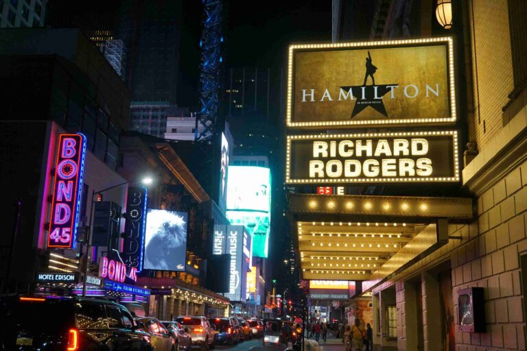 Hamilton: An American Musical Marquee (©Sudan Ouyang)