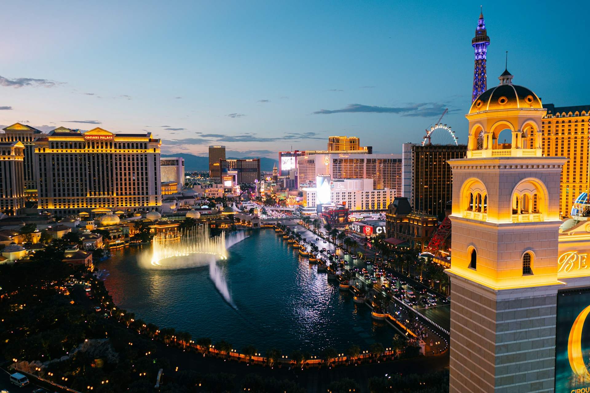 The Las Vegas Strip is Part of the Resort Corridor—Where You Can Get Banished (©Wesley Tingey)