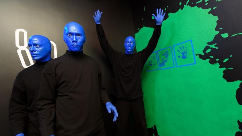 Bhurin Sead of the "Blue Man Group" New York |